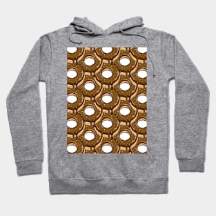 Chocolate Donuts Pattern Hoodie